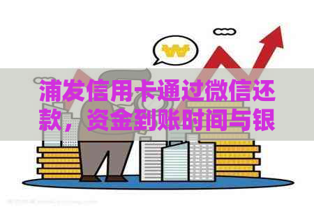 浦发信用卡通过微信还款，资金到账时间与银行工作日相关