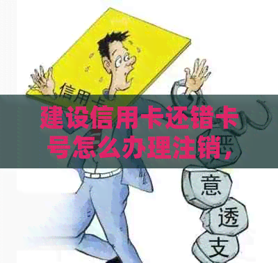 建设信用卡还错卡号怎么办理注销，手续，业务