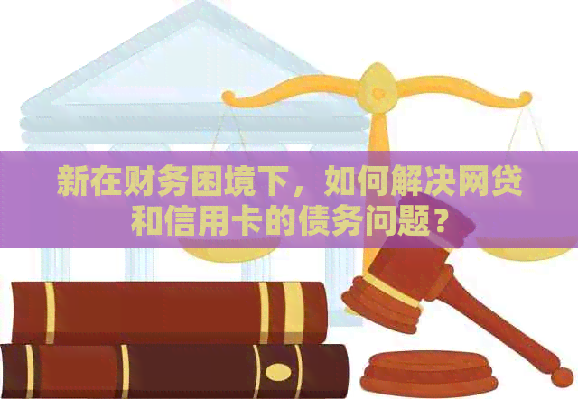 新在财务困境下，如何解决网贷和信用卡的债务问题？