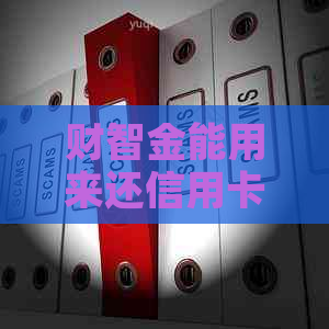 财智金能用来还信用卡吗？影响额度吗？