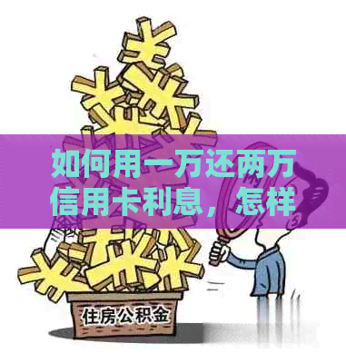 如何用一万还两万信用卡利息，怎样用一万还三万的信用卡了