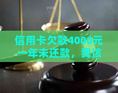 信用卡欠款4000元一年未还款，我该怎么办？逾期还款后果及解决方案全面解析