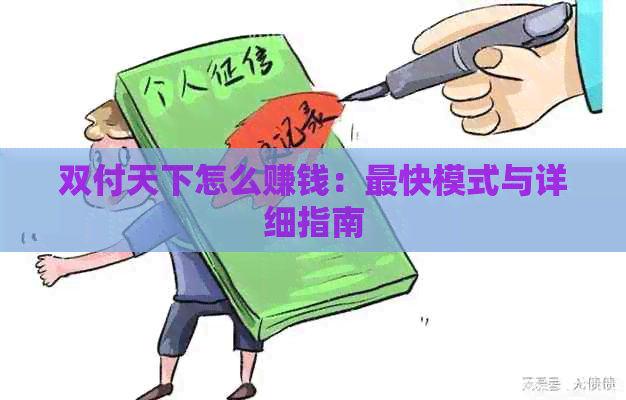 双付天下怎么赚钱：最快模式与详细指南