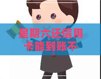 星期六还信用卡能到账不