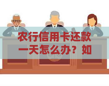 农行信用卡还款一天怎么办？如何避免逾期影响信用记录？