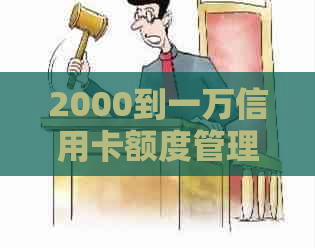 2000到一万信用卡额度管理攻略：如何有效利用、还款和提额技巧一网打尽