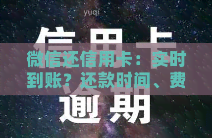 微信还信用卡：实时到账？还款时间、费用及相关注意事项全解析