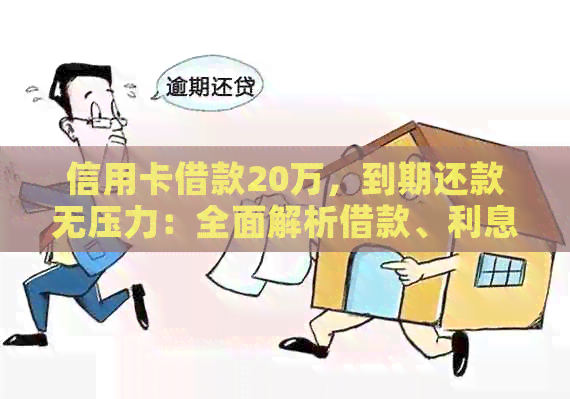 信用卡借款20万，到期还款无压力：全面解析借款、利息及还款策略