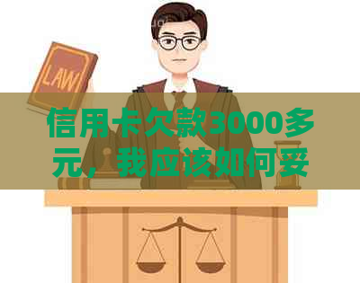 信用卡欠款3000多元，我应该如何妥善处理和偿还？