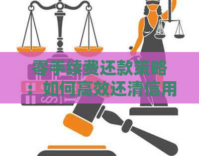 零手续费还款策略：如何高效还清信用卡账单