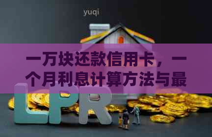 一万块还款信用卡，一个月利息计算方法与更低还款额度分析