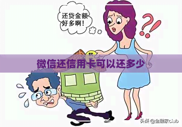 微信还信用卡可以还多少