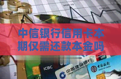 中信银行信用卡本期仅需还款本金吗？本期仍需还款和本期应还金额是什么？