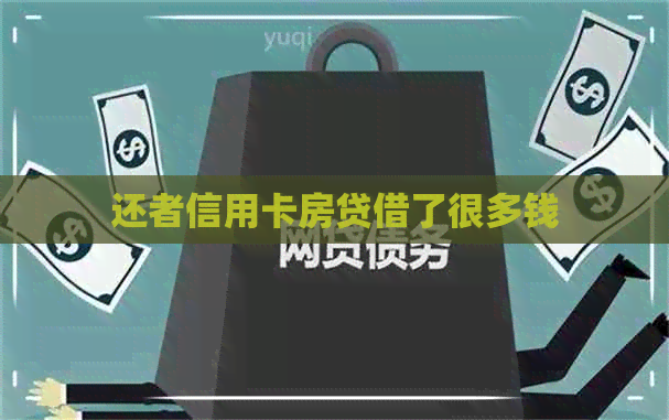 还者信用卡房贷借了很多钱