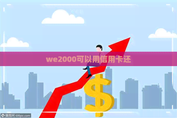 we2000可以用信用卡还