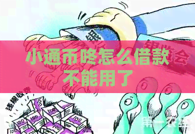 小通币咚怎么借款不能用了