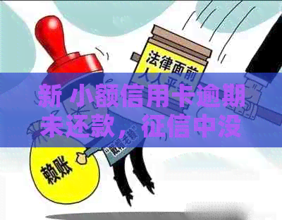 新 小额信用卡逾期未还款，中没有记录怎么办？