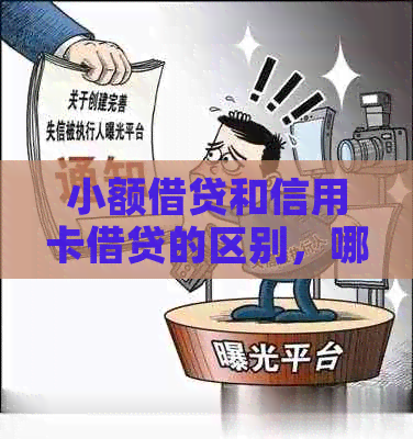 小额借贷和信用卡借贷的区别，哪个更好？