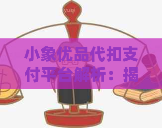 小象优品代扣支付平台解析：揭秘哪家支付公司为小象优品提供代扣服务