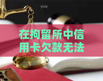 在拘留所中信用卡欠款无法偿还？解决方案和建议全解析！