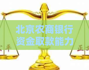 北京农商银行资金取款能力，跨行取现操作指南