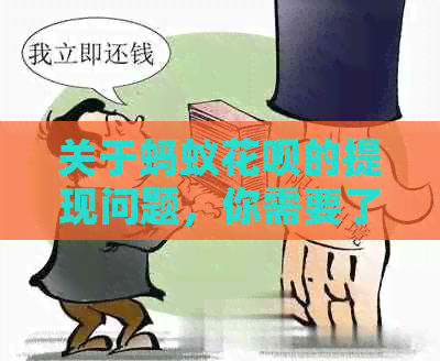 关于蚂蚁花呗的提现问题，你需要了解这些！