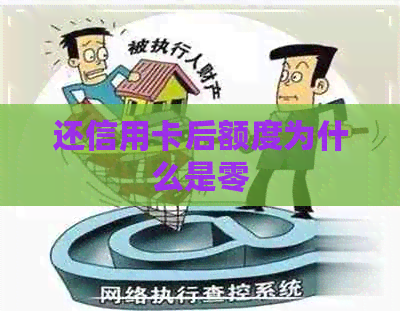 还信用卡后额度为什么是零