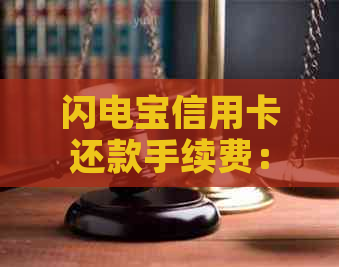 闪电宝信用卡还款手续费：安全费率与操作指南