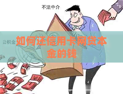 如何还信用卡网贷本金的钱