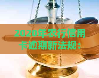 2020年农行信用卡逾期新法规：全面解读、影响与应对策略，助您避免逾期困扰