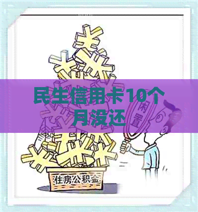 民生信用卡10个月没还