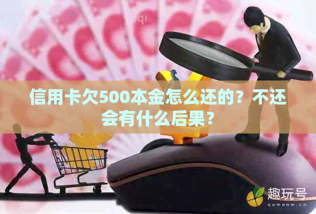 信用卡欠500本金怎么还的？不还会有什么后果？