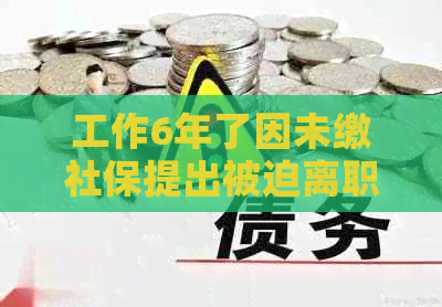 工作6年了因未缴社保提出被迫离职，工资三千，想要跳槽如何选择？