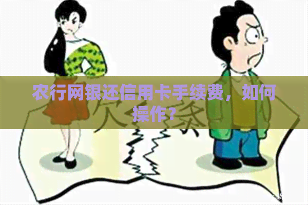 农行网银还信用卡手续费，如何操作？