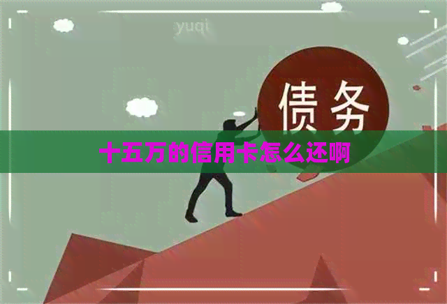 十五万的信用卡怎么还啊