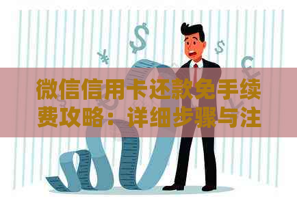 微信信用卡还款免手续费攻略：详细步骤与注意事项一览