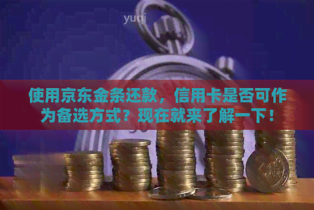 使用京东金条还款，信用卡是否可作为备选方式？现在就来了解一下！