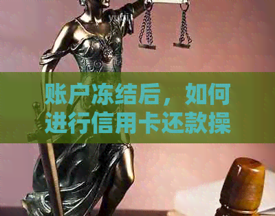 账户冻结后，如何进行信用卡还款操作？