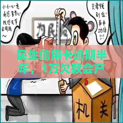 民生信用卡逾期半年，1万欠款会产生的后果及应对策略