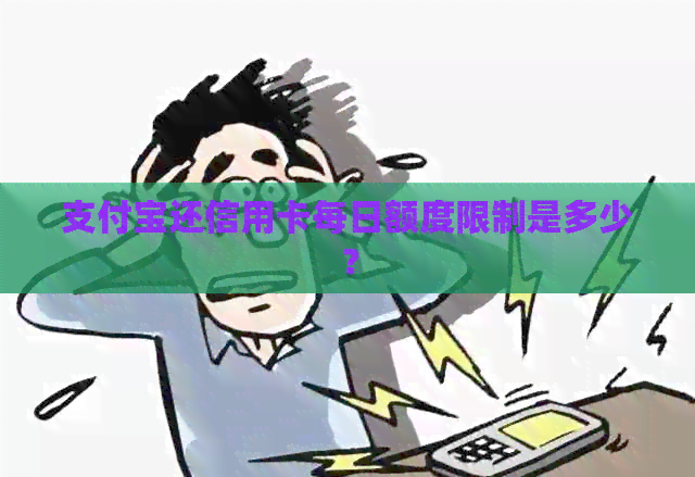 支付宝还信用卡每日额度限制是多少？