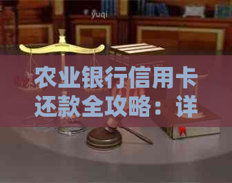 农业银行信用卡还款全攻略：详细步骤、逾期处理及优活动解析