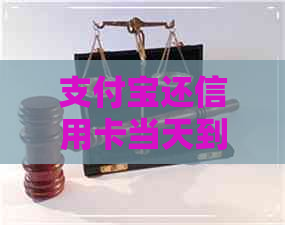 支付宝还信用卡当天到账