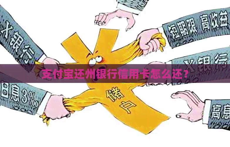 支付宝还州银行信用卡怎么还？