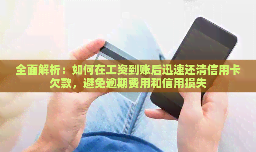 全面解析：如何在工资到账后迅速还清信用卡欠款，避免逾期费用和信用损失