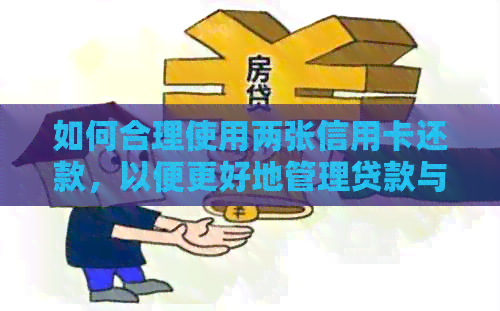 如何合理使用两张信用卡还款，以便更好地管理贷款与现金流