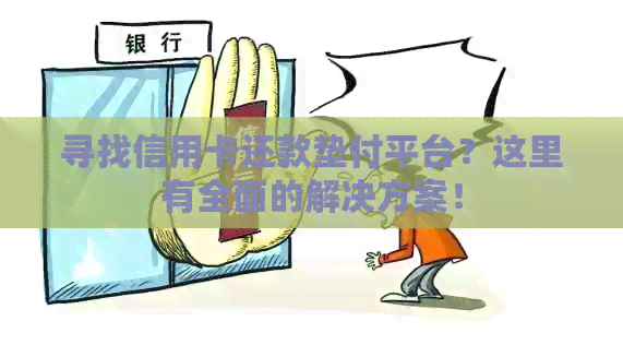 寻找信用卡还款垫付平台？这里有全面的解决方案！