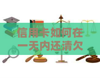 信用卡如何在一天内还清欠款？