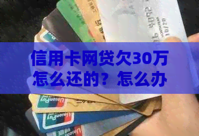 信用卡网贷欠30万怎么还的？怎么办？