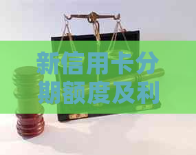 新信用卡分期额度及利息详解，如何按时还款？