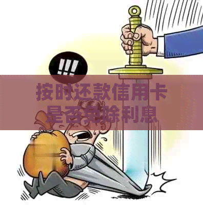 按时还款信用卡是否免除利息